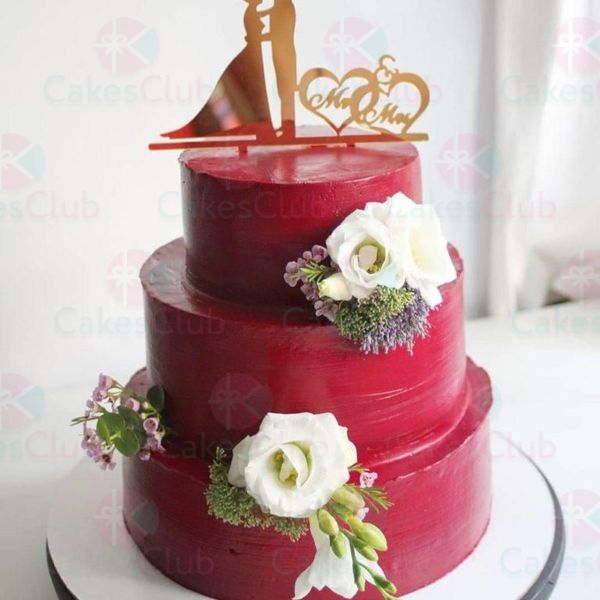 Средние свадебные торты - A3293