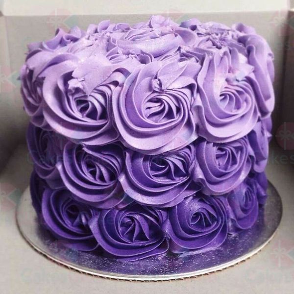 Фиолетовые свадебные торты - A3305