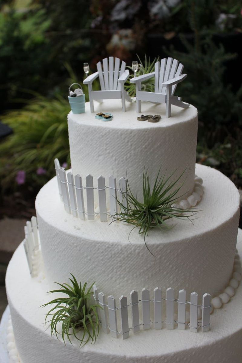 Прикольные свадебные торты - a1161