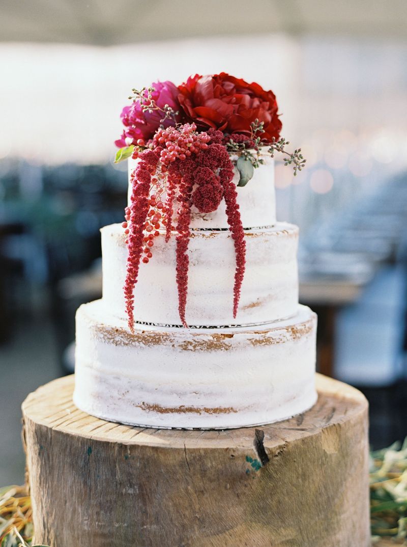 Красные свадебные торты - a1137